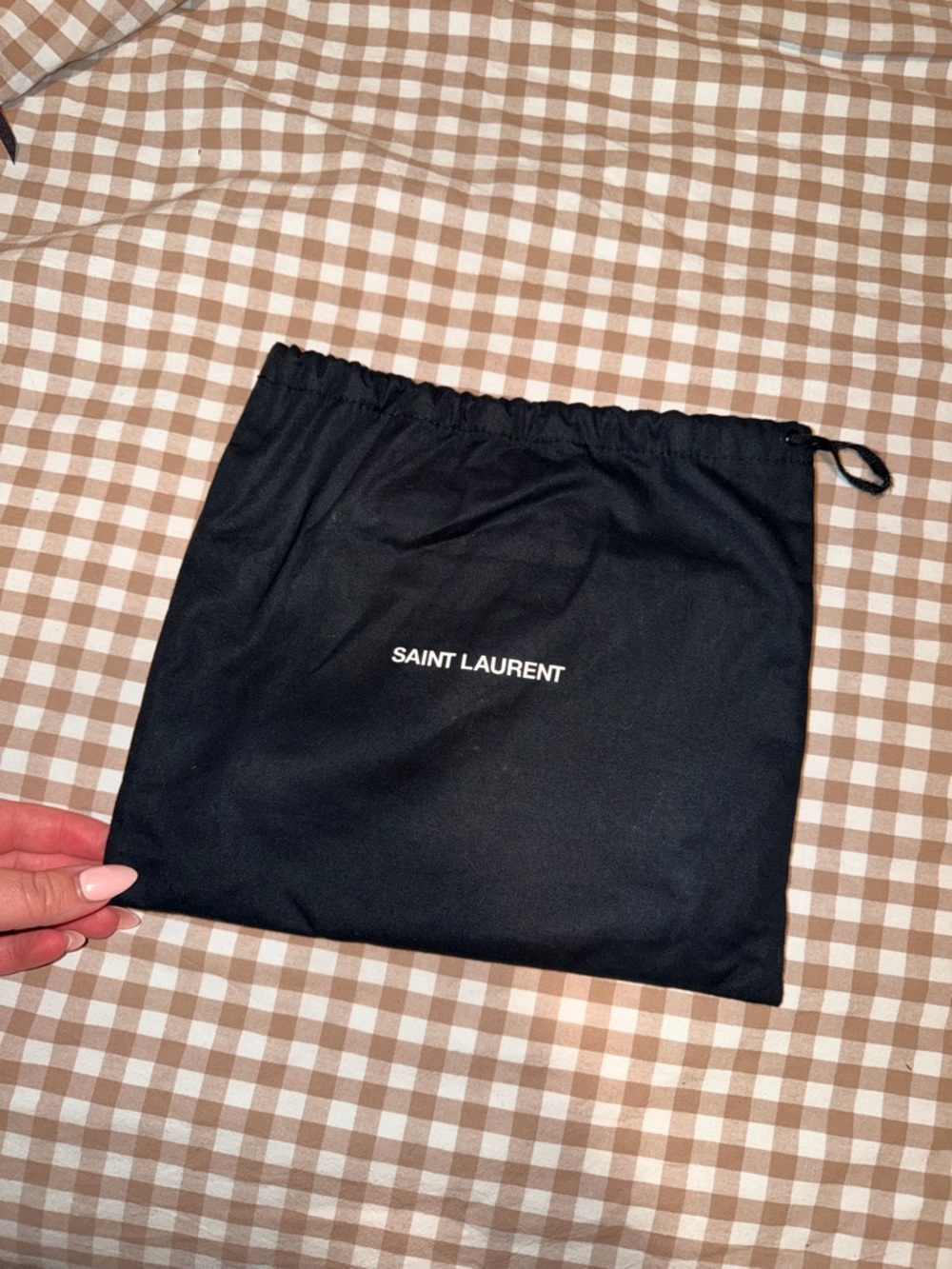 Saint Laurent Black Leather YSL Chain Bag - Picture 9 of 9